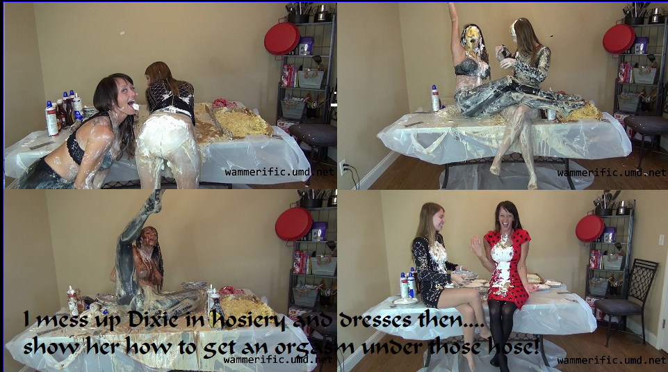 teaching-dixie-to-mess-hosiery-and-orgas